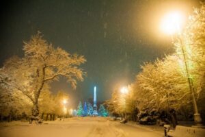 Снежный Новый год и небольшой мороз пообещали синоптики волгоградцам