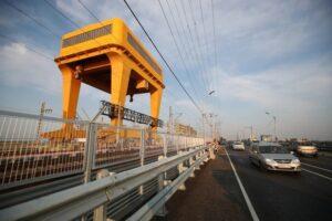 Мост Волжской ГЭС открыли после капремонта