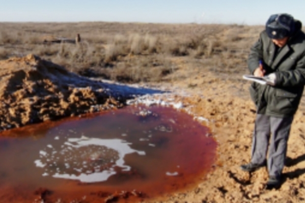 В Волгоградской области зафиксировали разлив опасных отходов