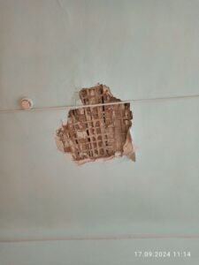 В Волгоградской области в школе на девочку упал кусок штукатурки