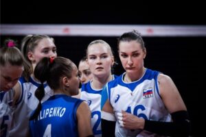 Российские волейболистки разгромили сборную Азербайджана