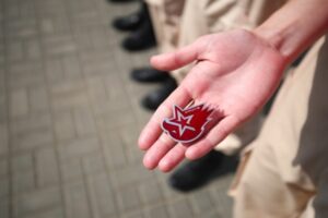 150 волжских школьников вступили в ряды «Юнармии»