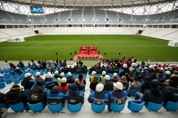 Первый матч на стадионе «Волгоград Арена» пройдет 21 апреля 2018 года