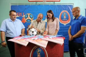 В Волгограде прошел «Футбольный урок» в честь предстоящего мундиаля