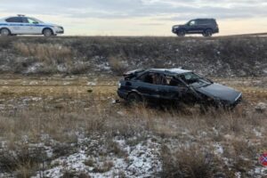 В Волгоградской области в ДТП с иномаркой пострадали двое взрослых и трое детей