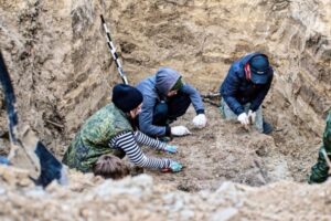 В Волгоградской области подняли останки 85 бойцов