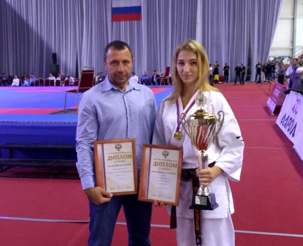 Волгоградская каратистка выиграла юниорское первенство России