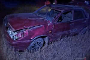 Под Волгоградом в ВАЗе-перевертыше погиб человек