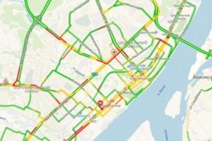Пятничным вечером Волгоград погряз в пробках