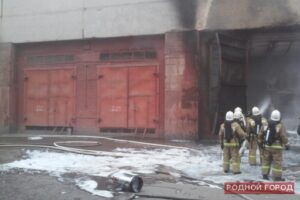 В Волгограде горел завод «Красный Октябрь»: пострадавших нет