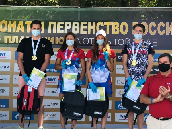 Юные волгоградские пловцы победили в смешанной эстафете