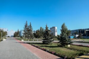 В Волгограде продолжается благоустройство бульварной зоны