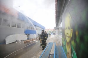 В Волгограде торговцы возвращаются на Качинский рынок после пожара