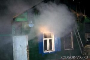 В Волгоградской области на пожаре погиб неизвестный