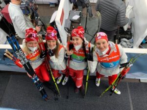 Российские лыжницы завоевали серебро в эстафете на чемпионате мира