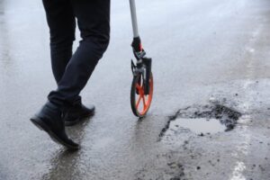 В Волгограде проверяют состояние дорог после зимы