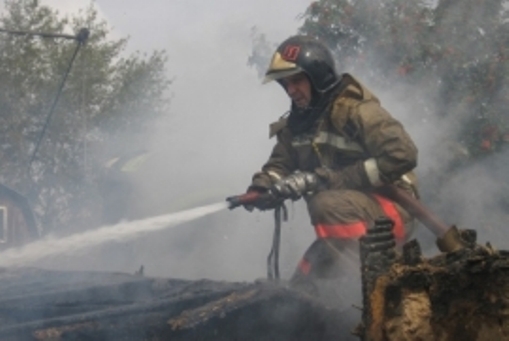 Под Волгоградом горела иномарка BMW