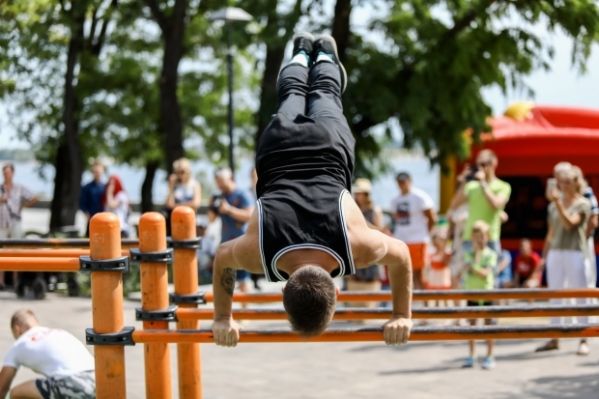 Волгоградцы увидели «один день из жизни воркаута»