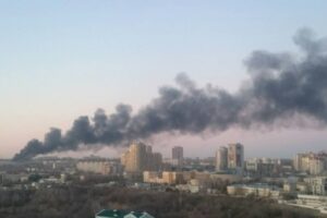 Пожар на лакокрасочном складе Волгограда локализован