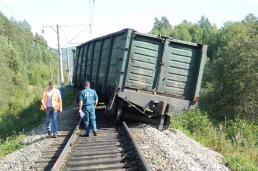 Под Волгоградом сошёл с рельсов вагон грузового поезда