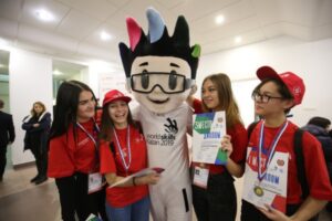 В Волгоград всего на день привезли флаг чемпионата WorldSkills