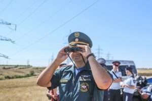 В Волгограде на высотах города выставлены дозорные посты