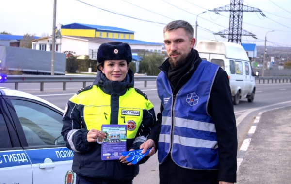 В Волгоградской области сотрудники ДПС провели профилактическую акцию