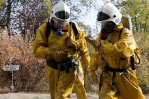 В Волгограде проходят учения по ликвидации ЧС