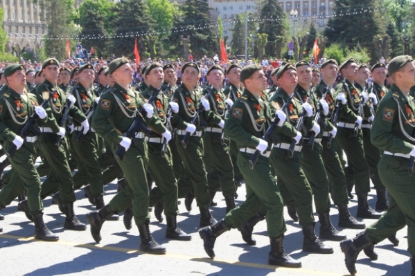 В Волгограде проходит подготовка парада Победы