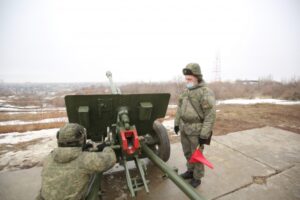 В Волгограде на Мамаевом кургане прогремел «Выстрел памяти»