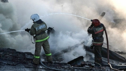 При пожаре в Волжском пострадал курильщик