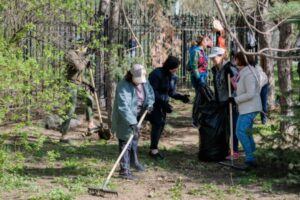 В Волгограде прошел массовый день чистоты и благоустройства