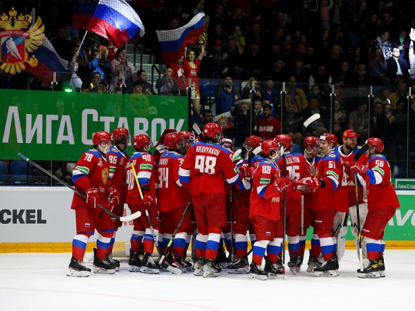 Российские хоккеисты обыграли белорусов