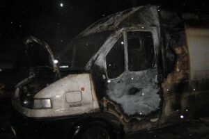 В Волгоградской области горели два автомобиля