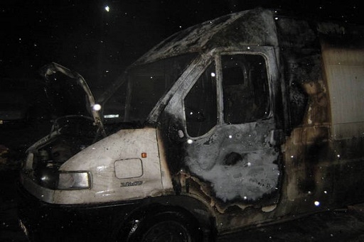 В Волгоградской области горели два автомобиля