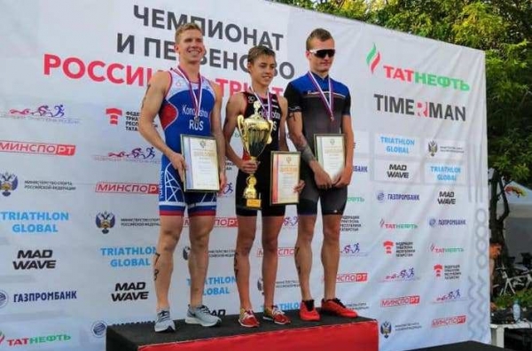 Волгоградец выиграл первенство России по триатлону