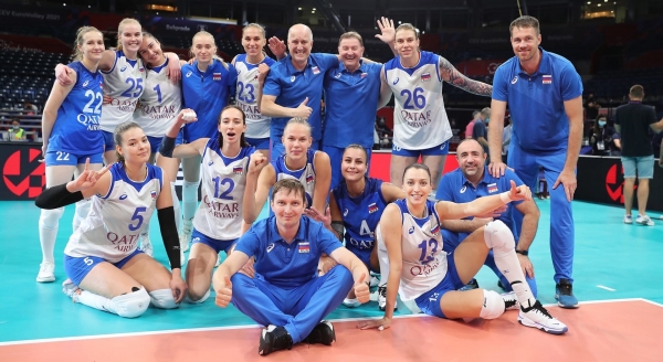 Российские волейболистки удачно стартовали на чемпионате Европы