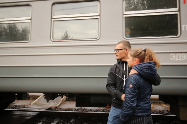 В электричках волгоградцев поздравят с Днем всех влюбленных