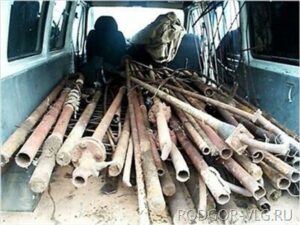 За кражу 2 тонн металла задержали двух жителей Волгоградской области