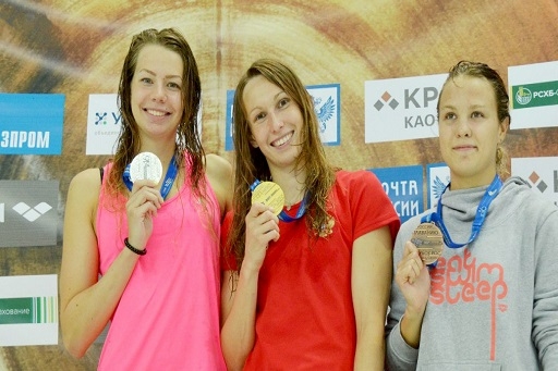 Волгоградская пловчиха сделала в Рузе золотой дубль