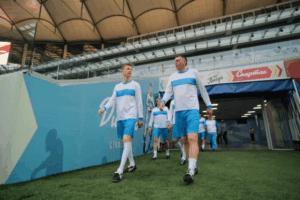 Футболисты провели открытую тренировку на «Волгоград Арене»