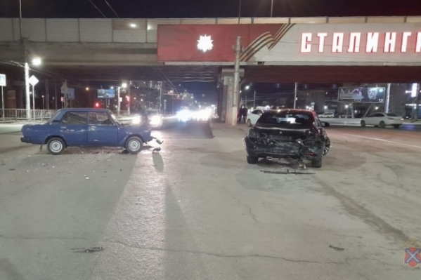 В Дзержинском районе Волгограда зафиксировали серьезное ДТП