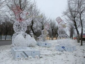 В Волгограде на проспекте Жукова появится новогодняя композиция