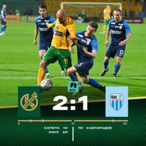 Волгоградский «Ротор» уступил в Краснодаре «Кубани»