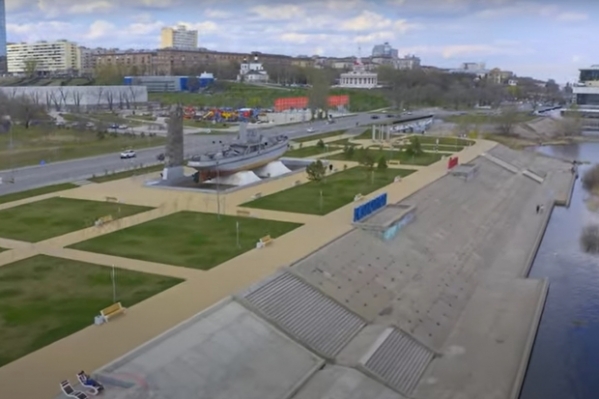 Блогер из Волгограда сравнил вид набережной прошлого года и текущего