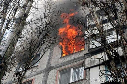 На севере Волгограда курильщик погиб при пожаре