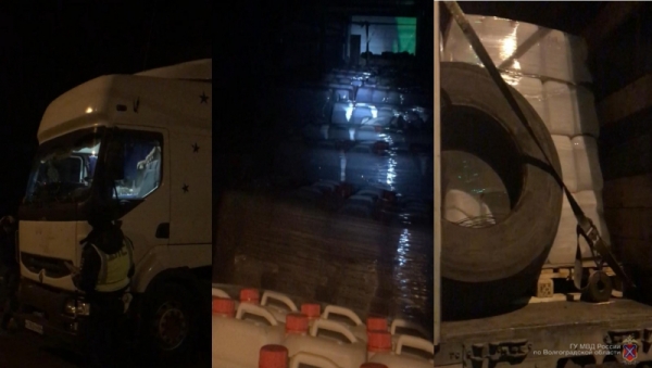 Грузовик с 24 тоннами спирта остановлен под Волгоградом