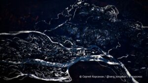 Космонавт Сергей Корсаков поделился снимком Волги из космоса
