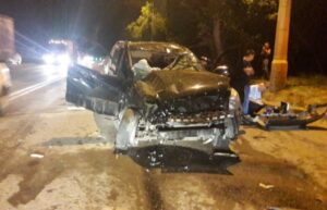 В Волгограде водитель «Тойота Прадо» спровоцировал тройное ДТП – видео