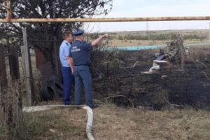 В Волгограде локализовали ландшафтный пожар в Советском районе